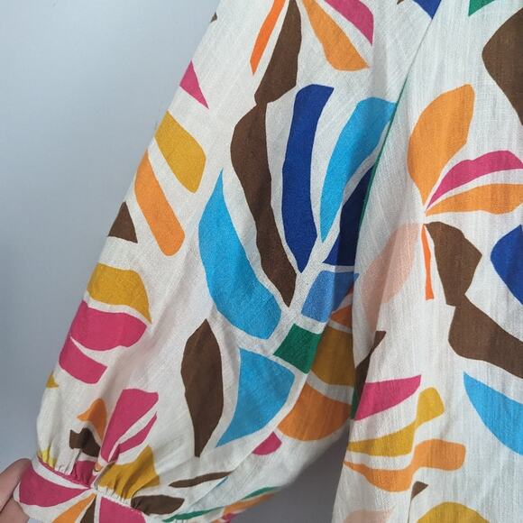 Women's Tabitha Brown Botanical Print Cover Up Shirt Dress Target XXS - Picture 6 of 7